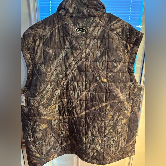 Drake Camo Quilted  Down Vest - Picture 3 of 6